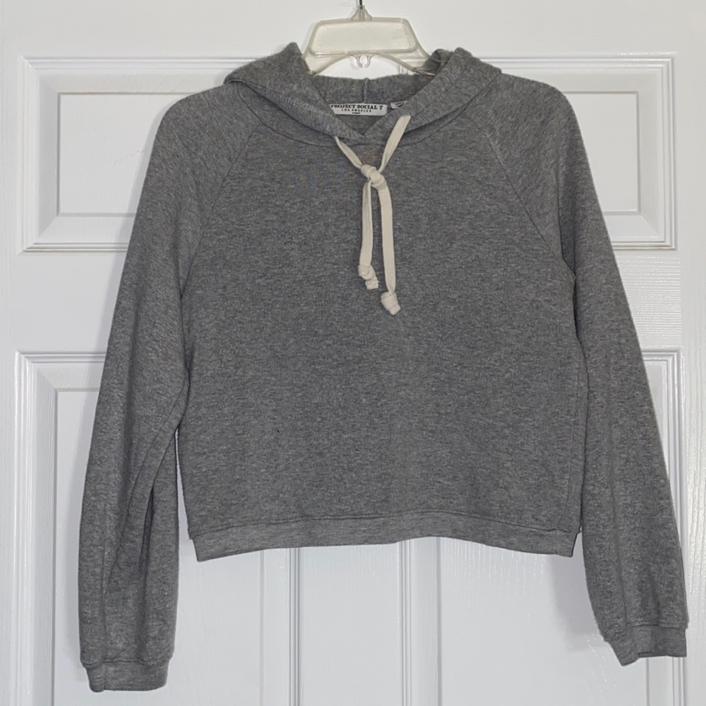 Project Social T Crop Hoodie